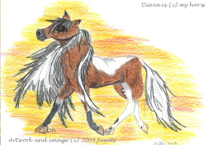 Diava, my horse