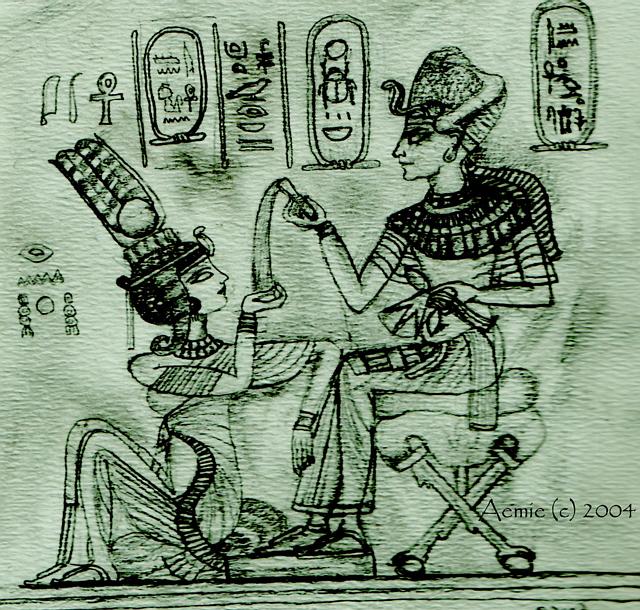 Ankhesenamen and Tutankhamen