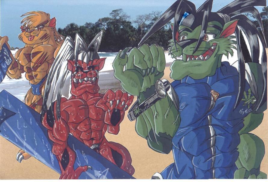 SWAT Kats DEUX PROject----Viper and friends in the beach (Punta Bluff)