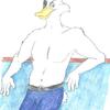 shirtless ducky