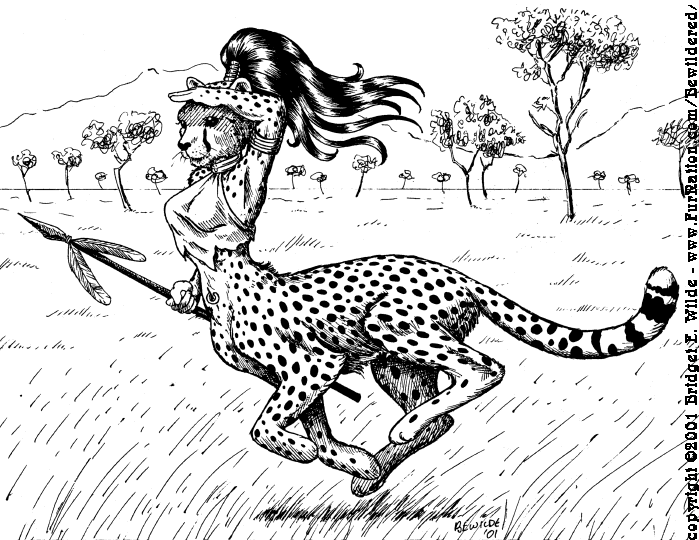 Cheetaur Huntress