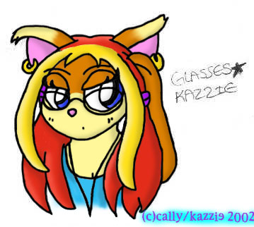 Kazzie with Glasses