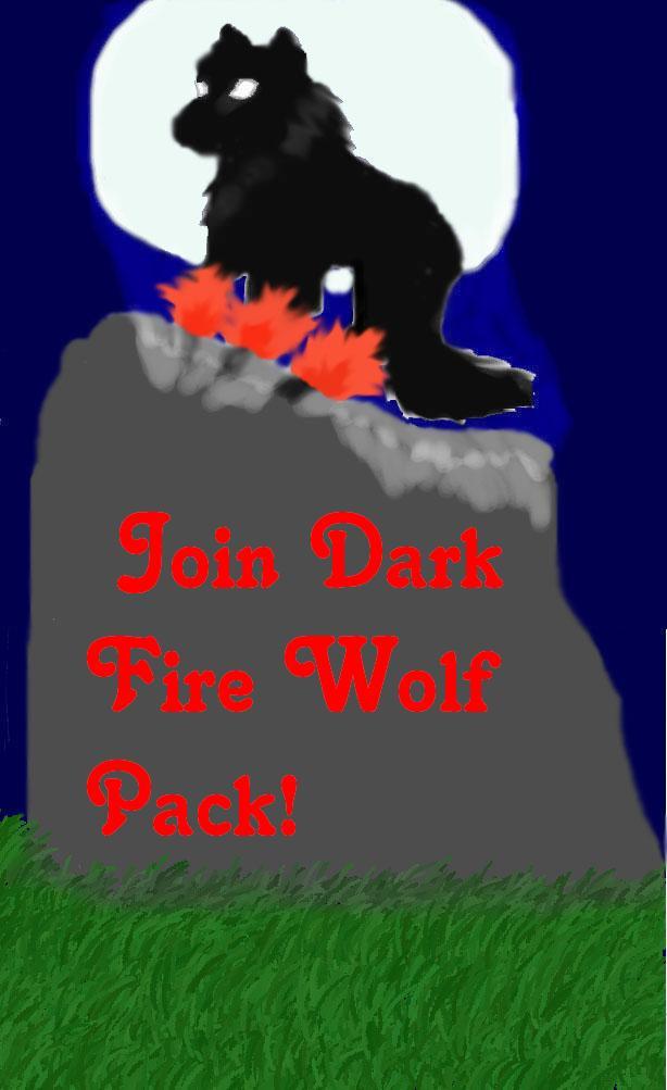 Fire wolf banner