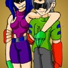 Fang and Prototype:Awww.. such a cute couple :P
