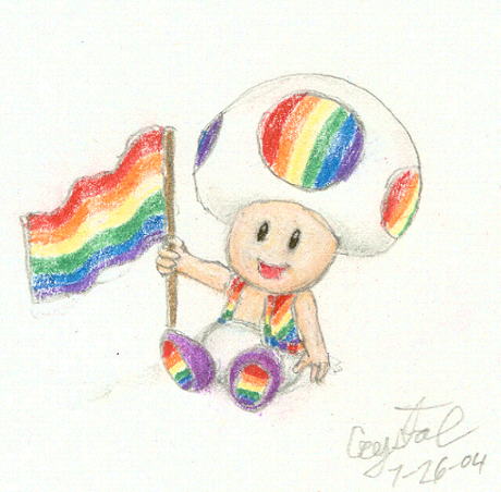 Rainbow Mushroom Kingdom Guy