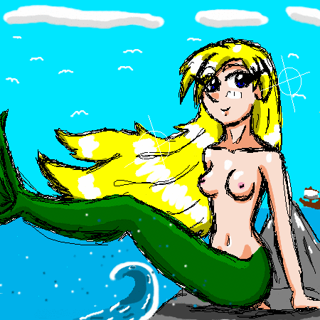 Sunning Mermaid