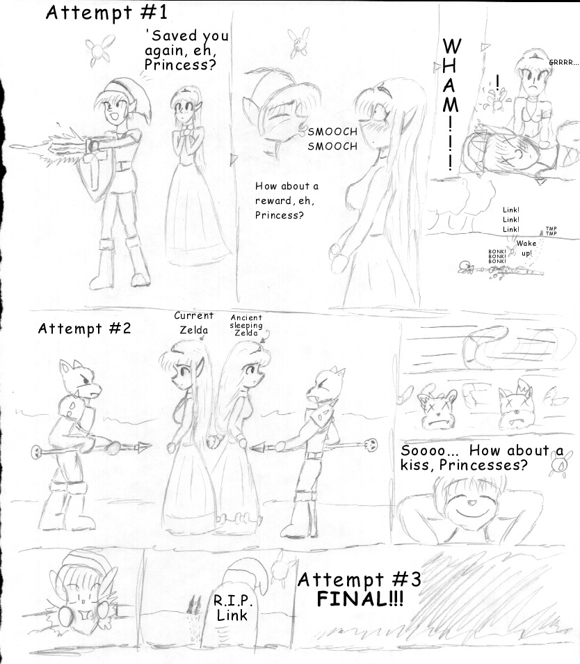 Old Zelda Comic Page 1