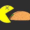 Pacman attacking a Taco !!!