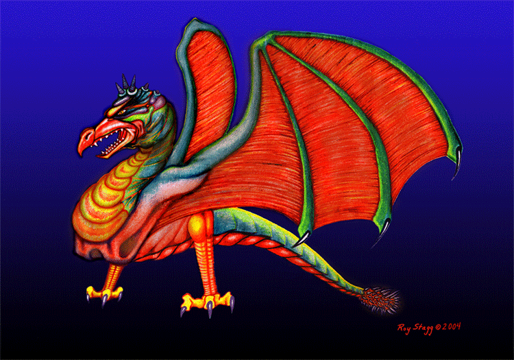 Winged Pterosaur