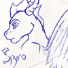 Spyro pen sketch