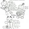 DIRA character drawings