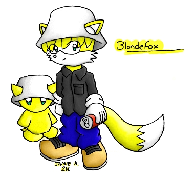 Blonde fox