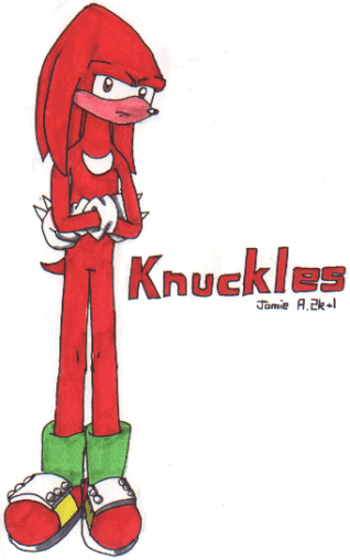 Knuckles pose