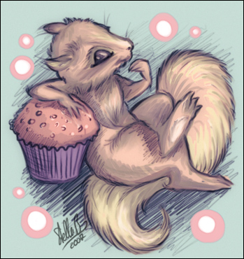 Cupcake Squirrel