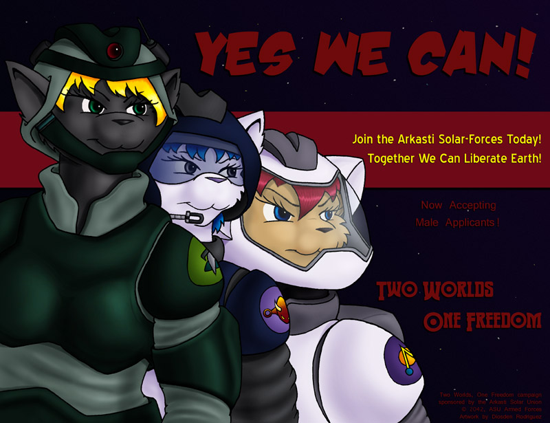 Yes We Can! - 2042 ASU War Poster