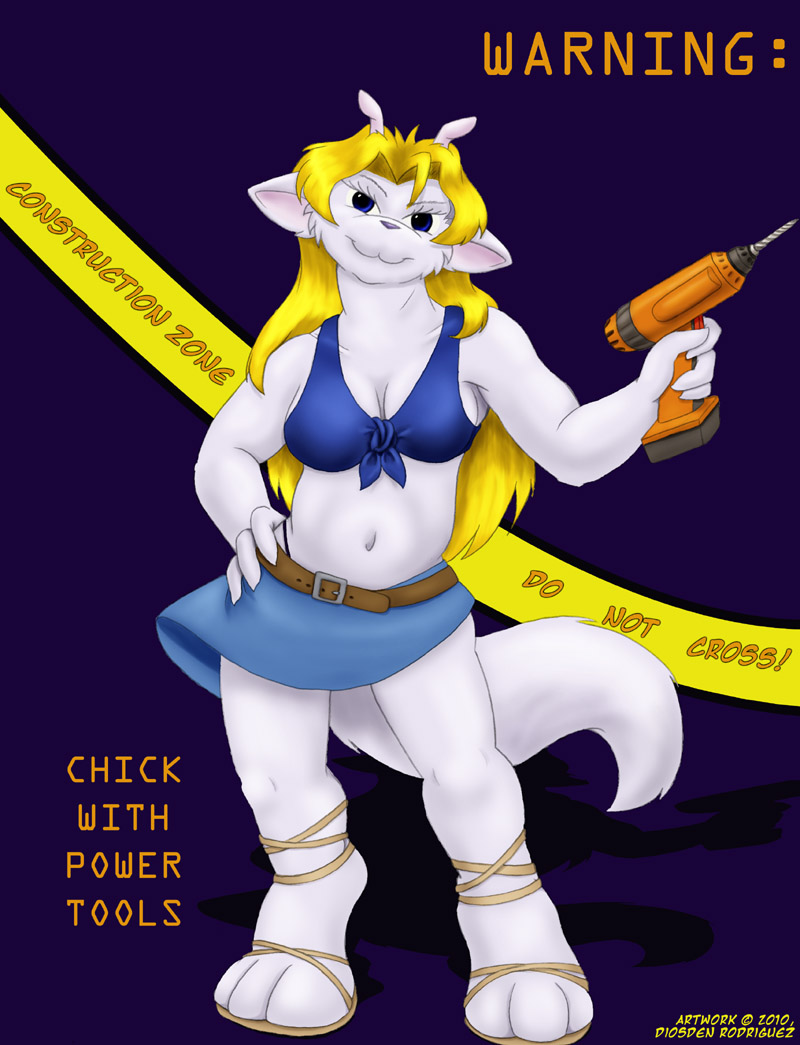 Warning: Chick with Power Tools (Attempt 1)