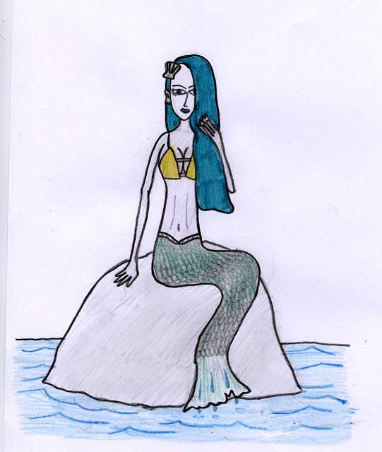 It's lonely being a mermaid!!