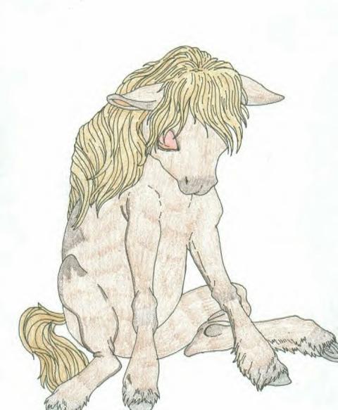 .::Sad Pony colored::.