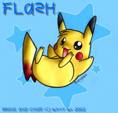 My pikachu - flash!