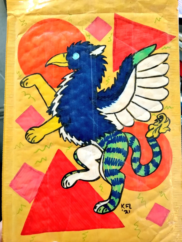 another gryphon mailart