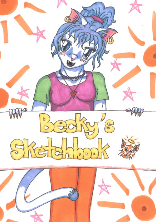 Becky's sketchbook cover
