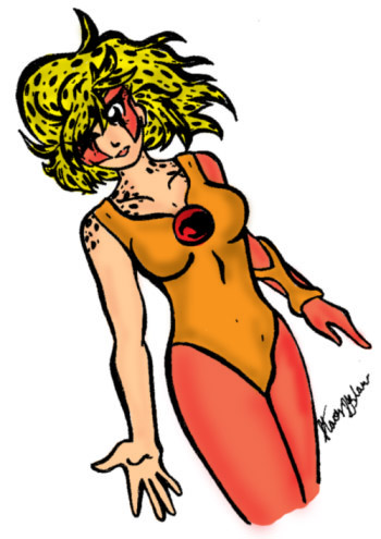 Cheetara from Tundercats colored