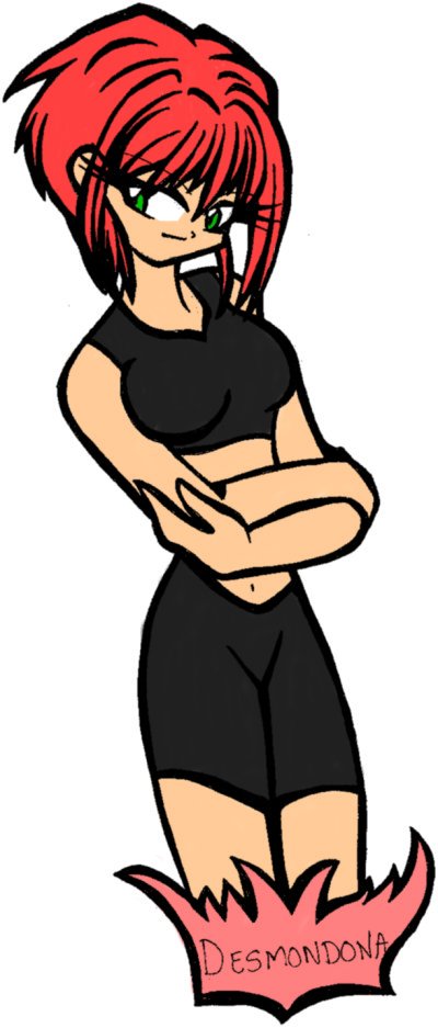 Dessie in her Human Form Colored