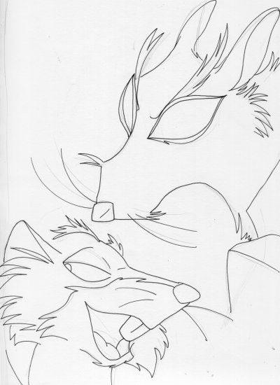 Justin and Brutus from the Secret of NIMH