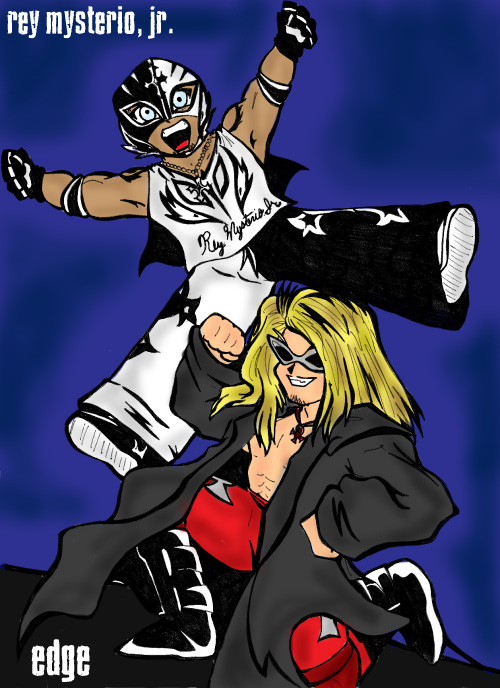 Edge and Rey Mysterio Jr.