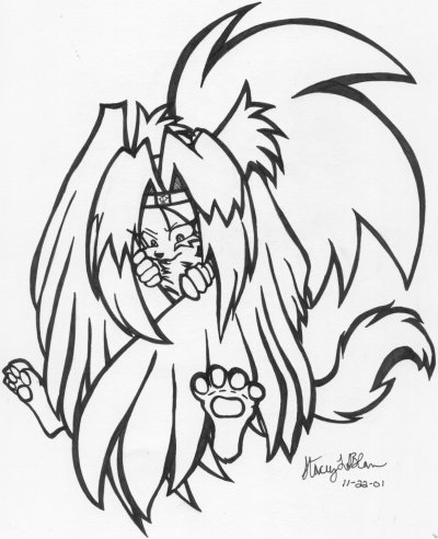 Chibi Terrence with his Wings, covering his Nude