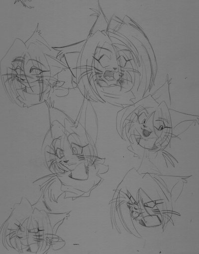 Tucker Facial Expression Sketches