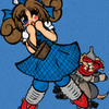 Dinah and Dustin as Dorothy and Toto