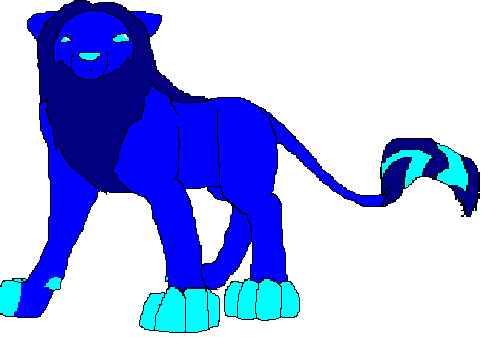 A Blue Lion