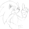 I Tried To Draw Sonic In Math Class.