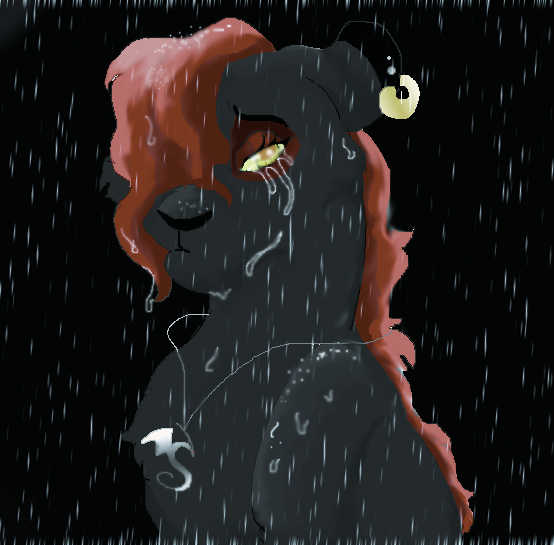 Crying under the rain