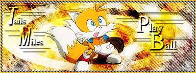 Tails Play Ball Forum Siggy