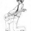 Sakura Guitar in Pencil