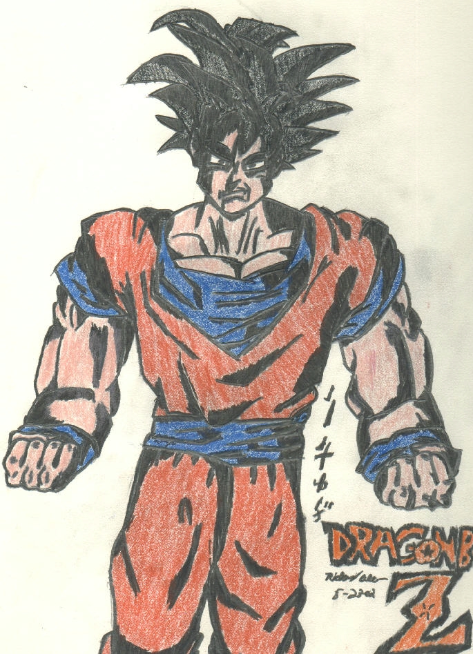 Goku in technicolor