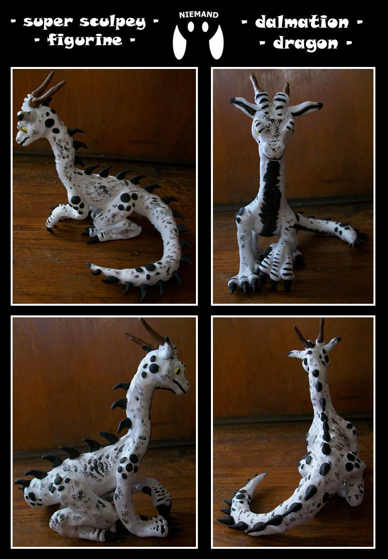 dalmation dragon sculpture