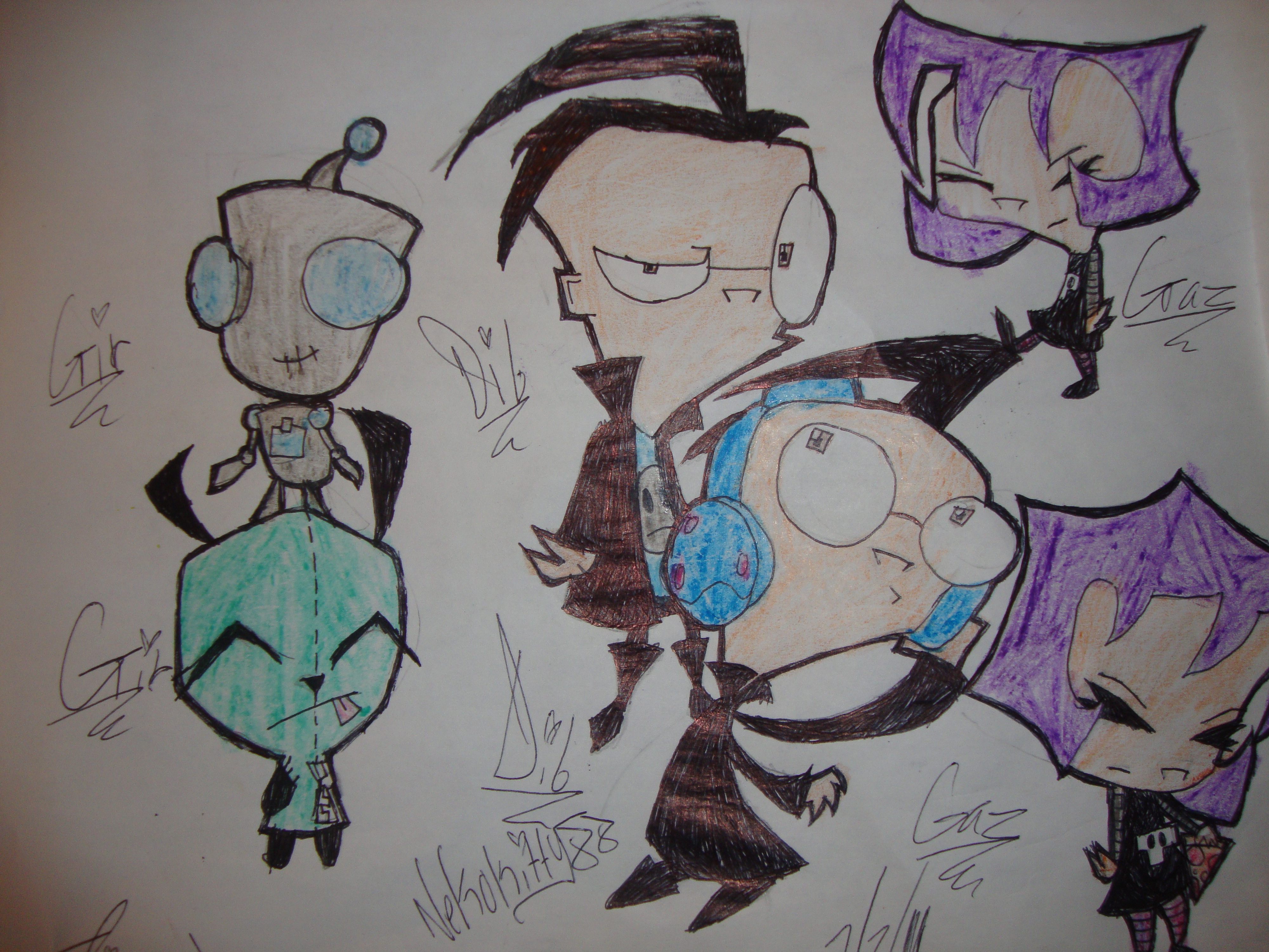 Invader Zim character test -2-