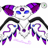 The Mute Eevee Evolutions of Psychic and Dark .. Illusioneon ( Paint )