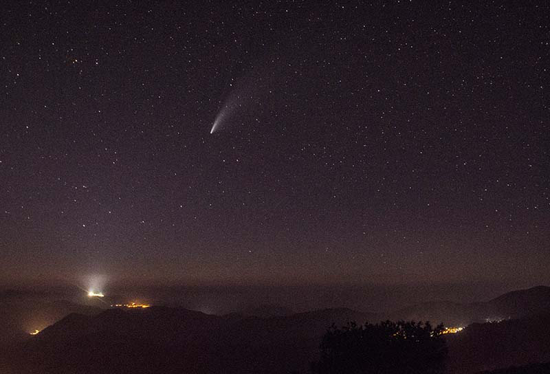 19-7-2020 neowise comet over Cyprus