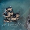 Geology rock formations drone shot