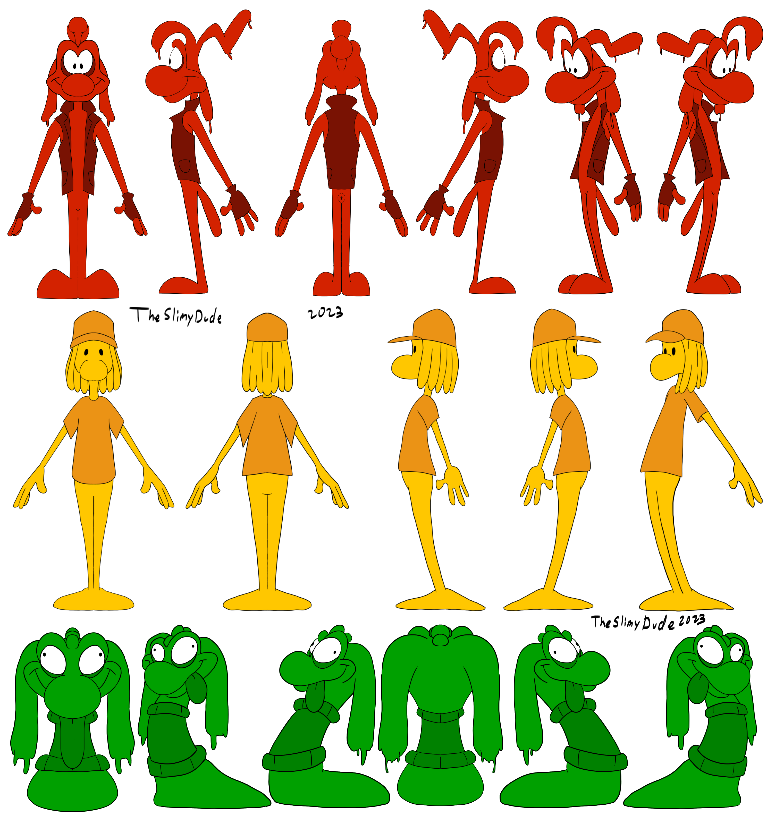 The Slimer Brothers Reference Sheets