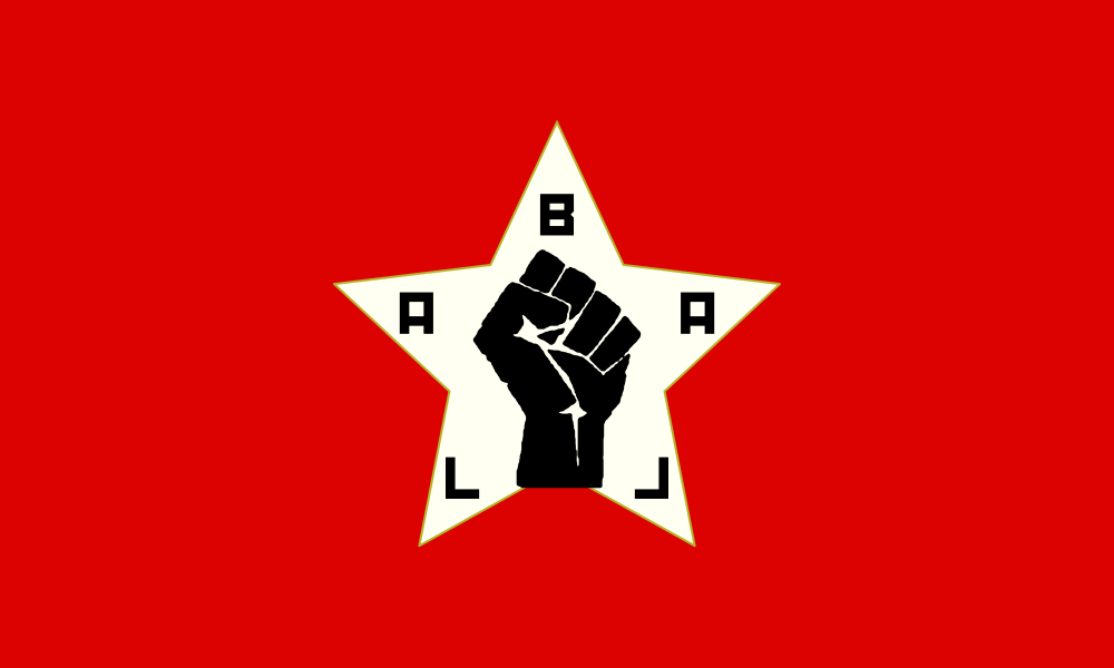 Balkan Socialist Workers' Flag