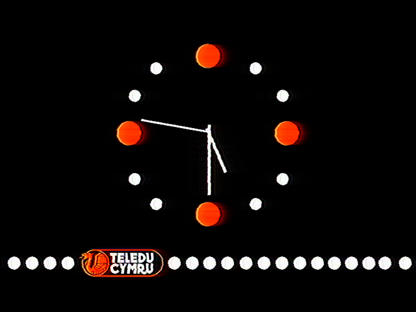 Teledu Cymru clock (1982)
