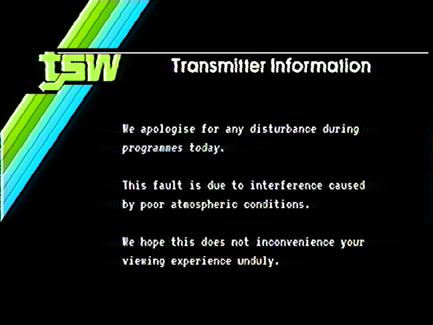 TSW Breakdown (1979)