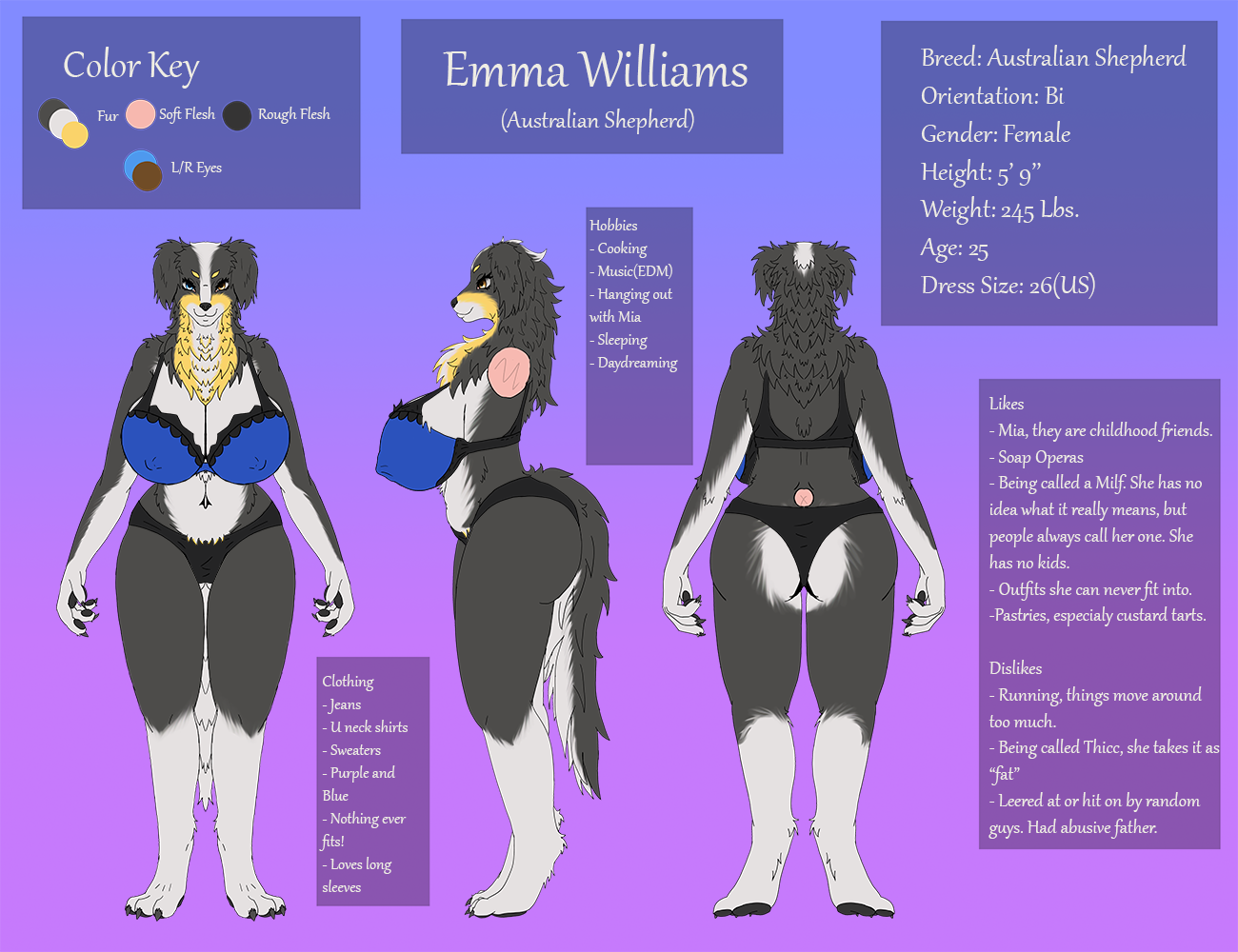 Emma Williams Ref Sheet