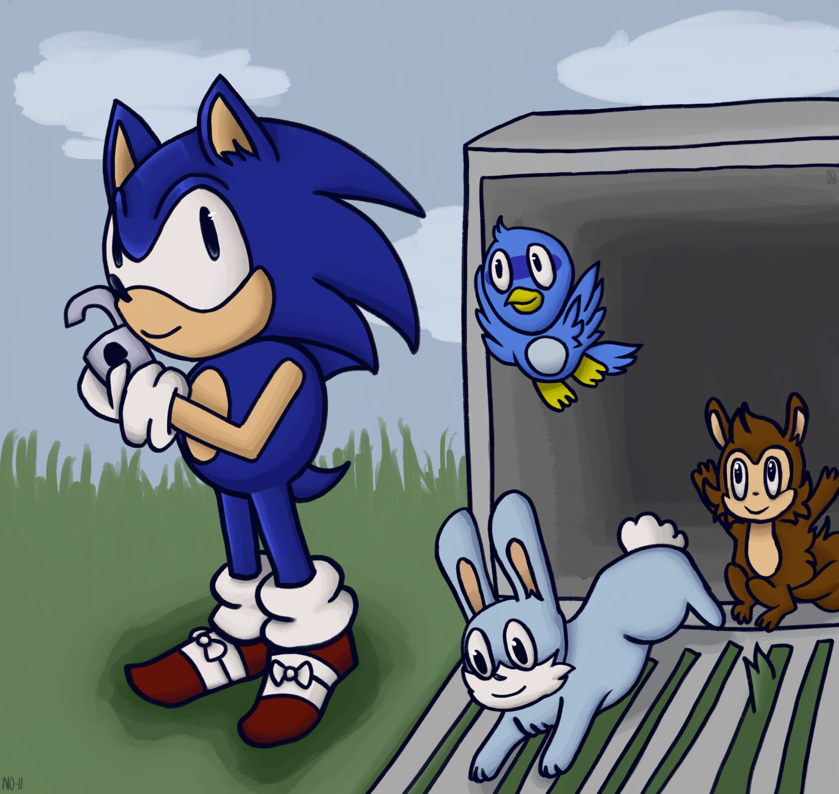 Sonic Freeing Animals