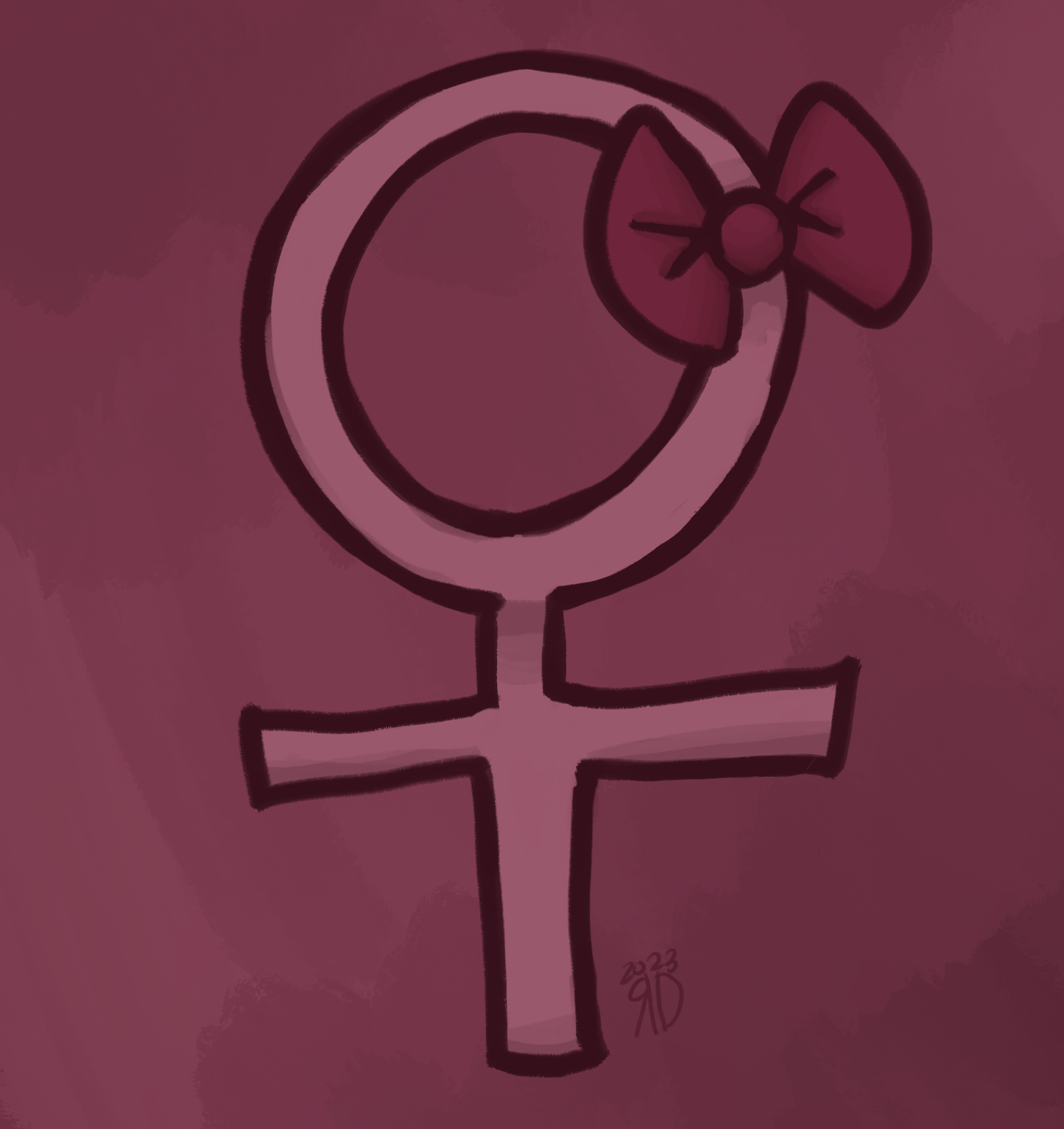 Pink Female Symbol